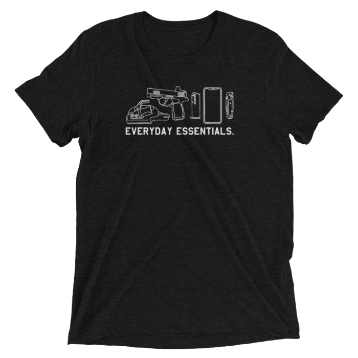 Everyday Essentials Tri-Blend T-Shirt Charcoal Black