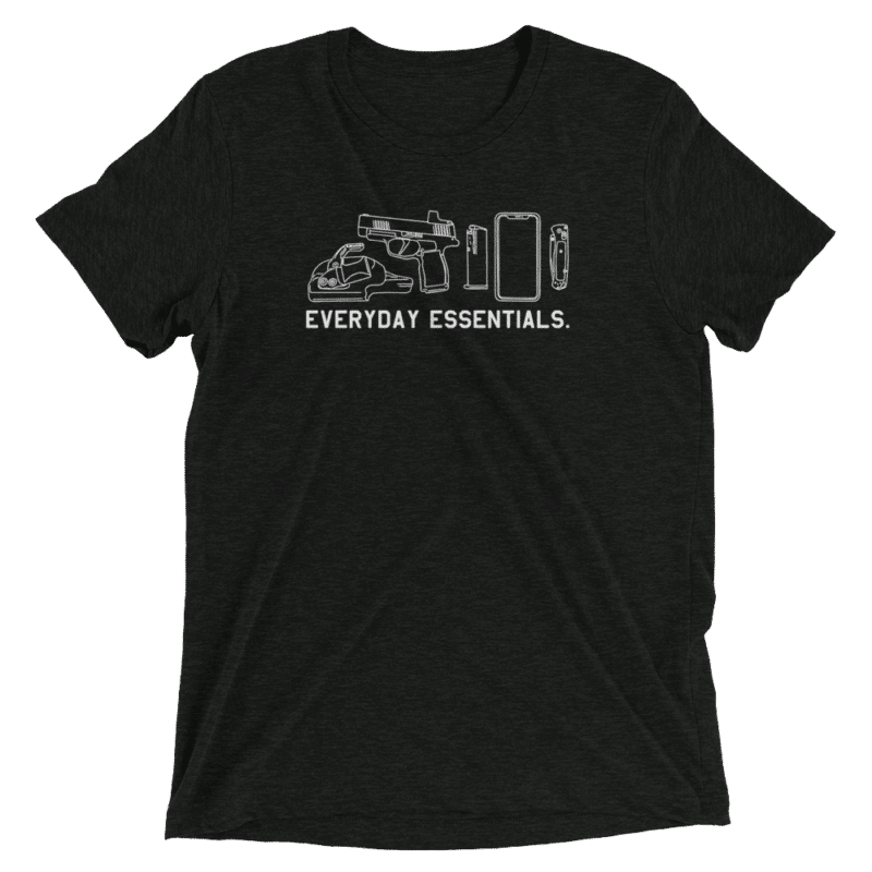 Everyday Essentials Tri-Blend T-Shirt Charcoal Black