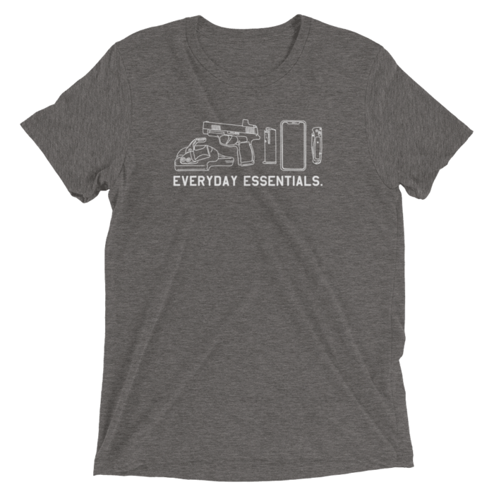 Everyday Essentials Tri-Blend T-Shirt Dark Grey