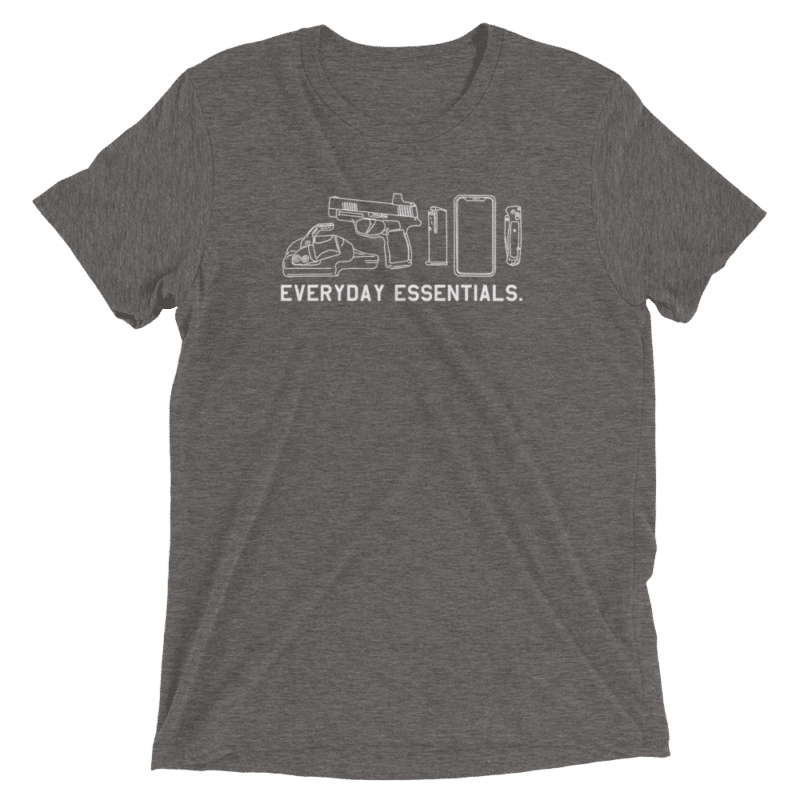 Everyday Essentials Tri-Blend T-Shirt Dark Grey