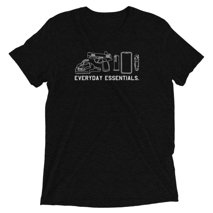 Everyday Essentials Tri-Blend T-Shirt Black