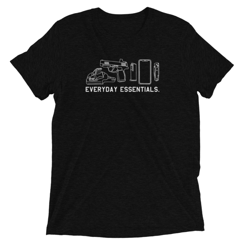 Everyday Essentials Tri-Blend T-Shirt Black